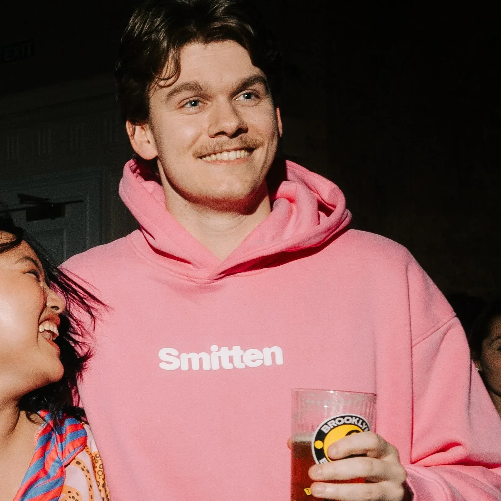 Smitten Hoodie in Pink