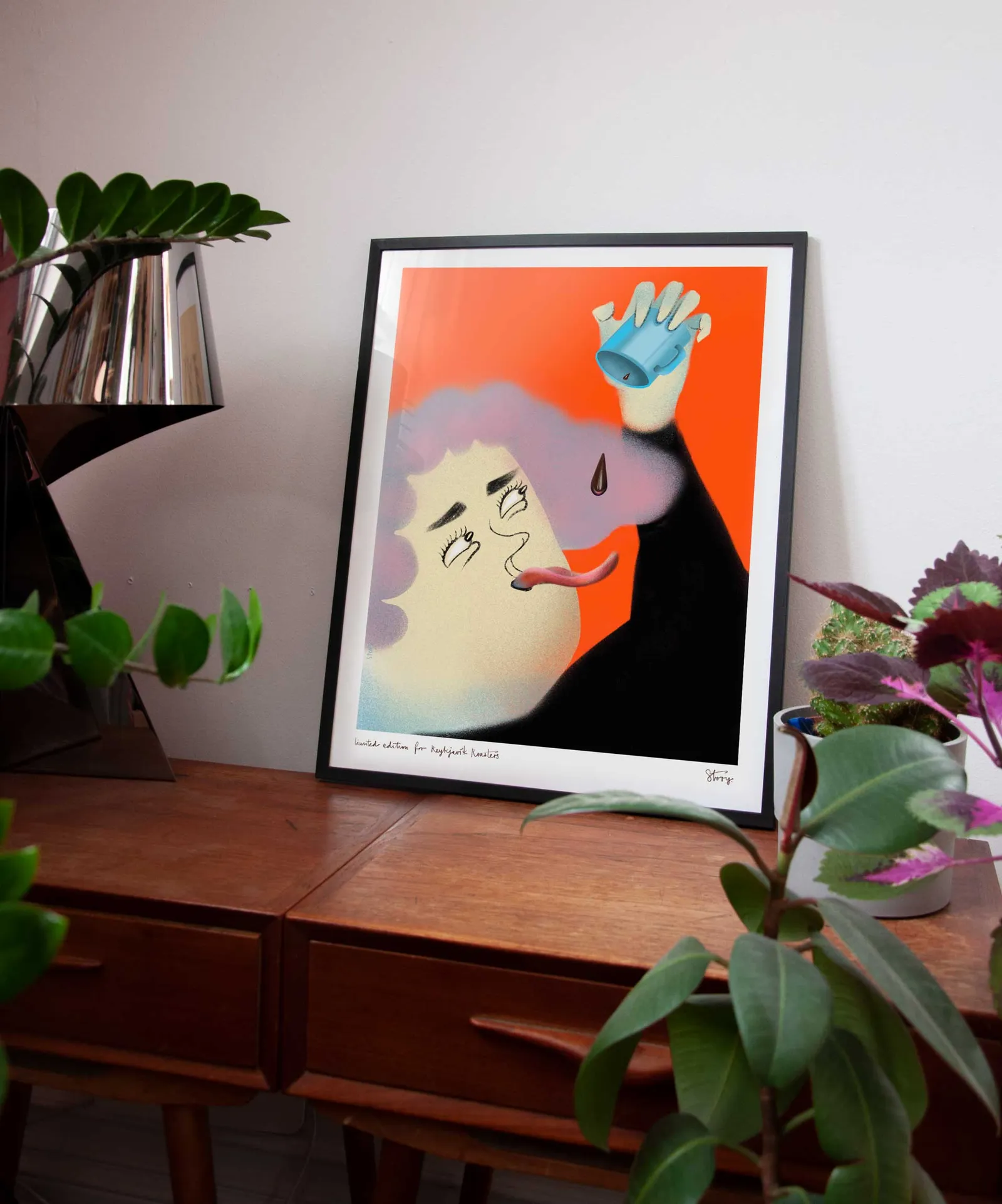 Limited edition poster – Reykjavik Roasters x Anna Story x 02